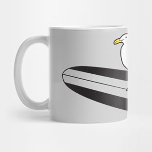 Surfing seagull Mug